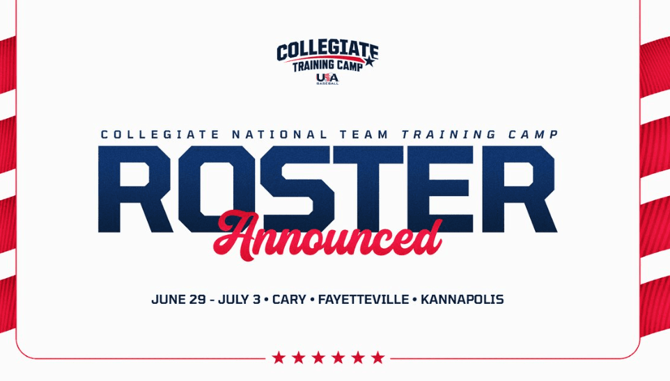 2025 Collegiate National Team Training Camp Roster Announced