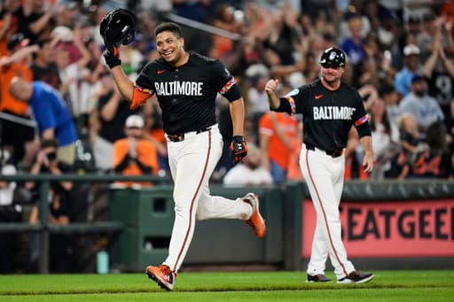Rookie Basallo’s walk off solo homer lifts Orioles past Dodgers 2-1
