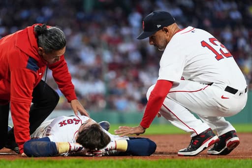 Red Sox 1B Triston Casas out for rest of season after rupturing left knee tendon