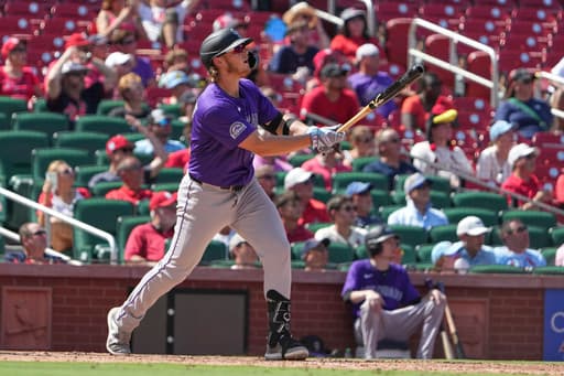 Hunter Goodman’s pinch 2-run homer gives the Rockies a 6-5 win over the Cardinals