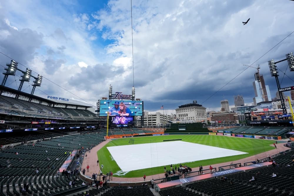Tigers and Pirates rained out, will play doubleheader on Wednesday