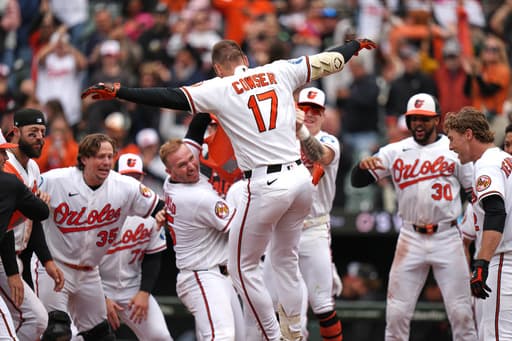 Orioles’ Colton Cowser showing signs of a breakthrough with 2 walk-off home runs in 2 days