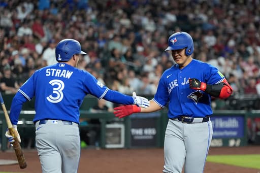 Blue Jays ride an 8-run first inning to a 10-4 win over the Diamondbacks, snapping 4-game skid