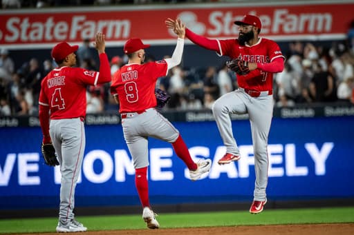 Chisholm’s HR ends Yanks’ 30-inning scoreless skid; Angels beat New York on a late Volpe error