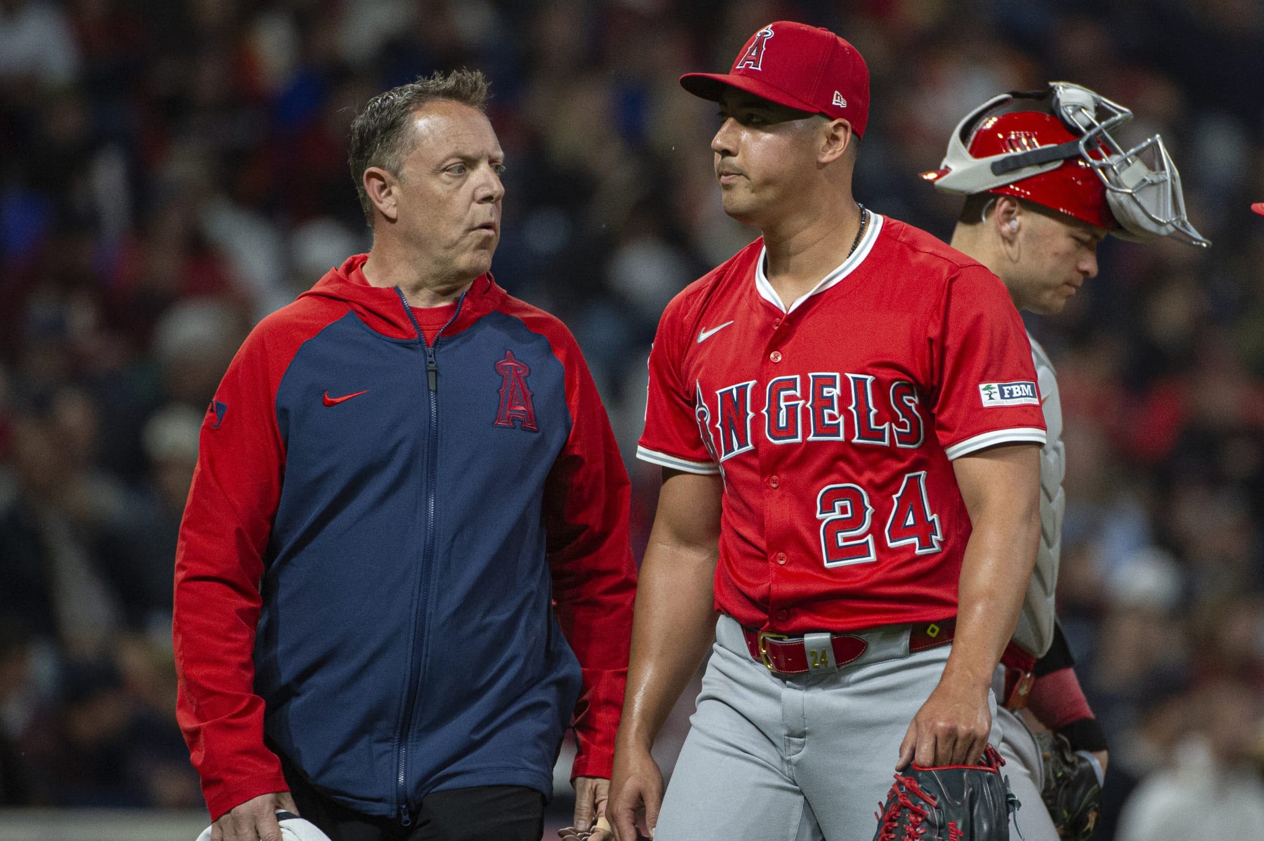 Angels reliever Robert Stephenson sidelined indefinitely by stretched biceps nerve