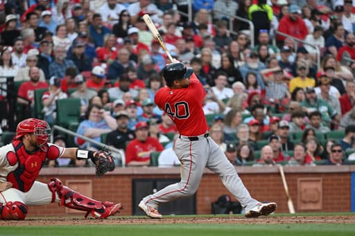 Willson Contreras has 3 RBIs against former team to back Ranger Suárez as Red Sox top Cardinals 7-1