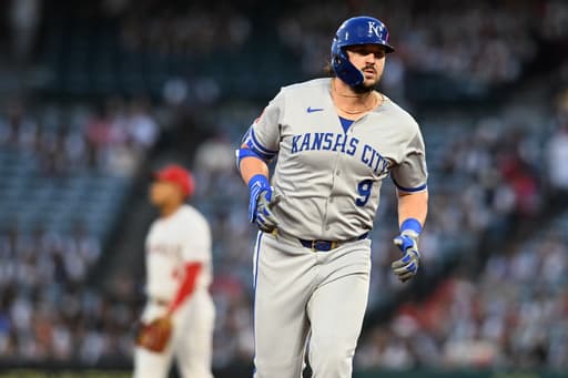 Pasquantino has HR and 3 RBIs, Witt gets 4 hits as Royals beat Angels 9-4