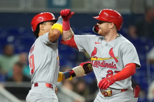 Church homers to help lift Cardinals past Marlins 5-3