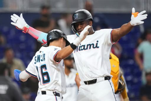 Sandy Alacantar outlasts Dylan Cease in pitchers’ duel as Marlins defeat Padres 3-2