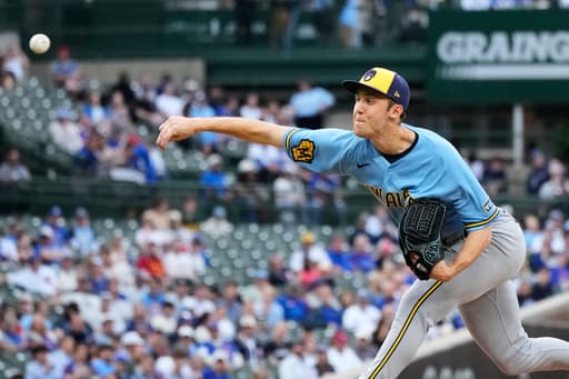 Jacob Misiorowski dominant again, Brice Turang homers as Brewers top Cubs 5-2 to move into 1st