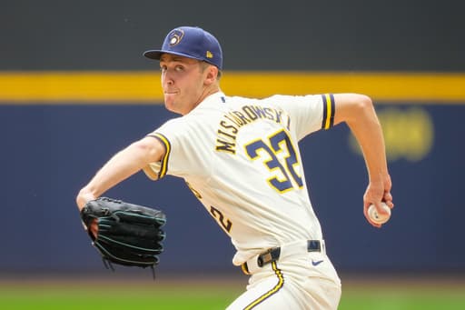 Brewers’ Misiorowski sets record with 57 100 mph pitches in game since tracking era started in 2008