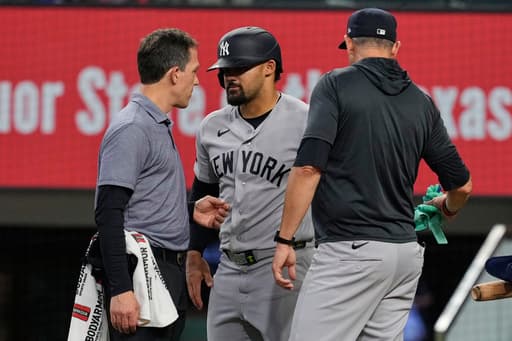 Yankees outfielder Jasson Dominguez to get more elbow testing after hit by pitch