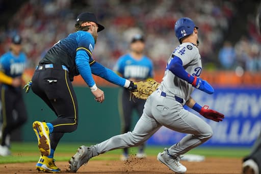 Phillies hand Dodgers their first loss of the season