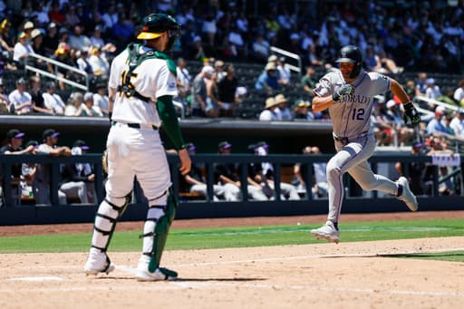 Rockies hit jackpot with 23 runs in steamy Vegas as A’s finish wild stretch in future home