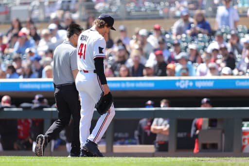 Twins pitcher Joe Ryan could make his next scheduled start after elbow scare