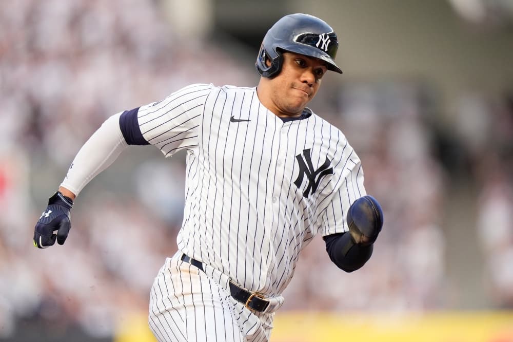 Soto out of Yankees’ starting lineup for 3rd straight game but could return Monday at Royals