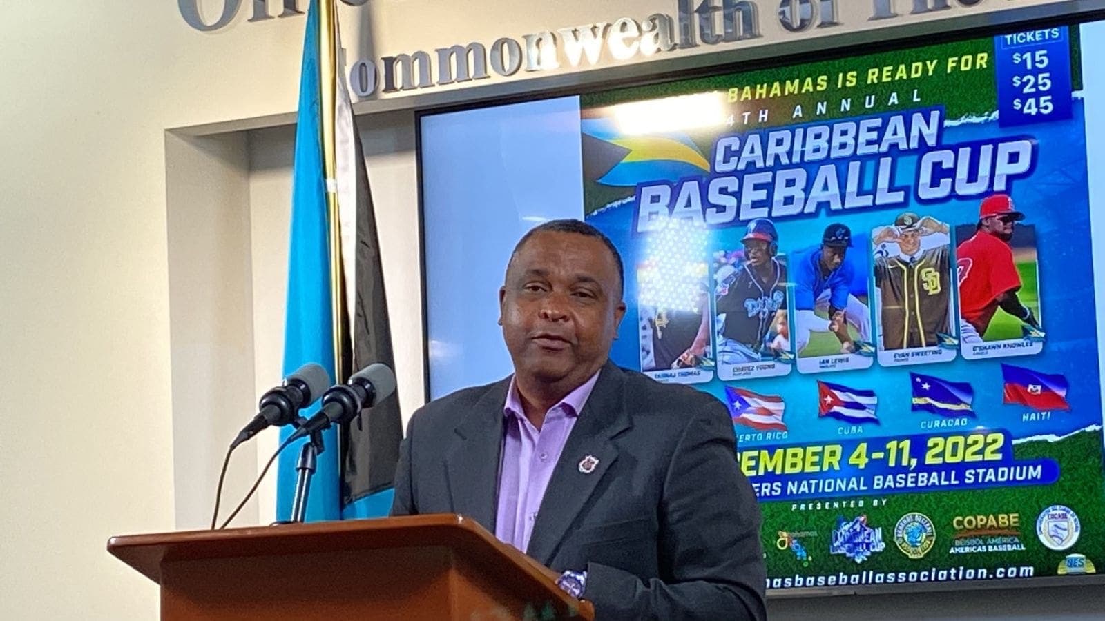 Bahamas Baseball Association Secretary General Teddy Sweeting Interview 