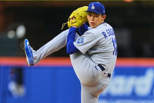 Roki Sasaki goes 7 innings and Kyle Tucker hits 2-run homer for Dodgers in 4-2 win over Mets