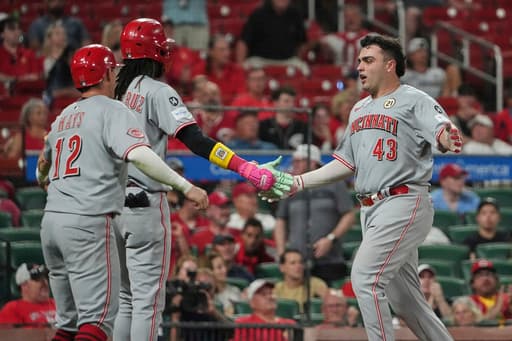Stephenson hits 3-run double, Reds beat Cardinals 11-6 and close within 2 games of last NL wild card