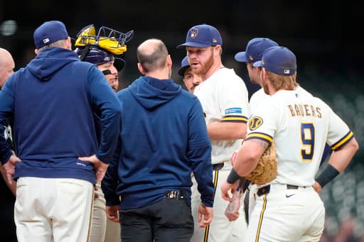 Brewers pitcher Brandon Woodruff undergoing testing after velocity drops in abbreviated start