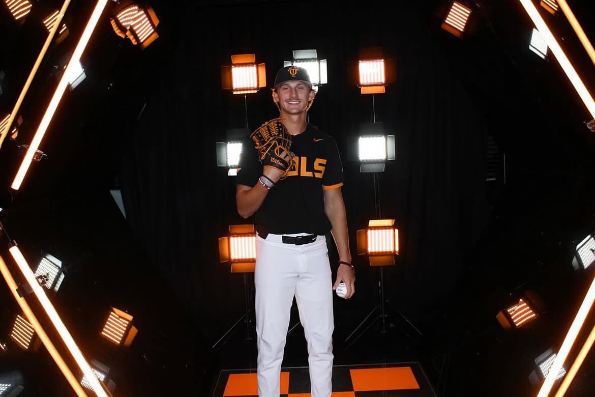 Brandon Arvidson to Replace Tegan Kuhns in the Tennessee Starting Rotation Against Vanderbilt
