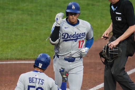 Shohei Ohtani hits 100th home run with Dodgers as Los Angeles stumbles late in 9-7 loss to Pirates
