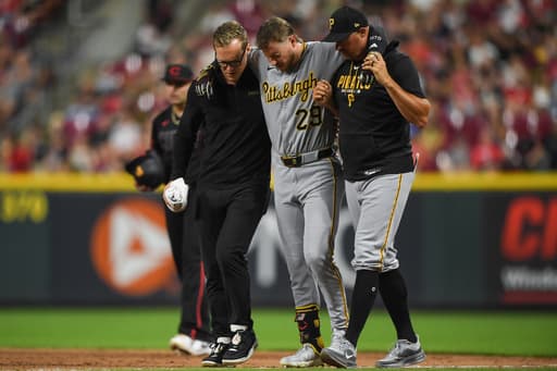 Pirates place Ryan O’Hearn on the 10-day injured list with a left quad strain