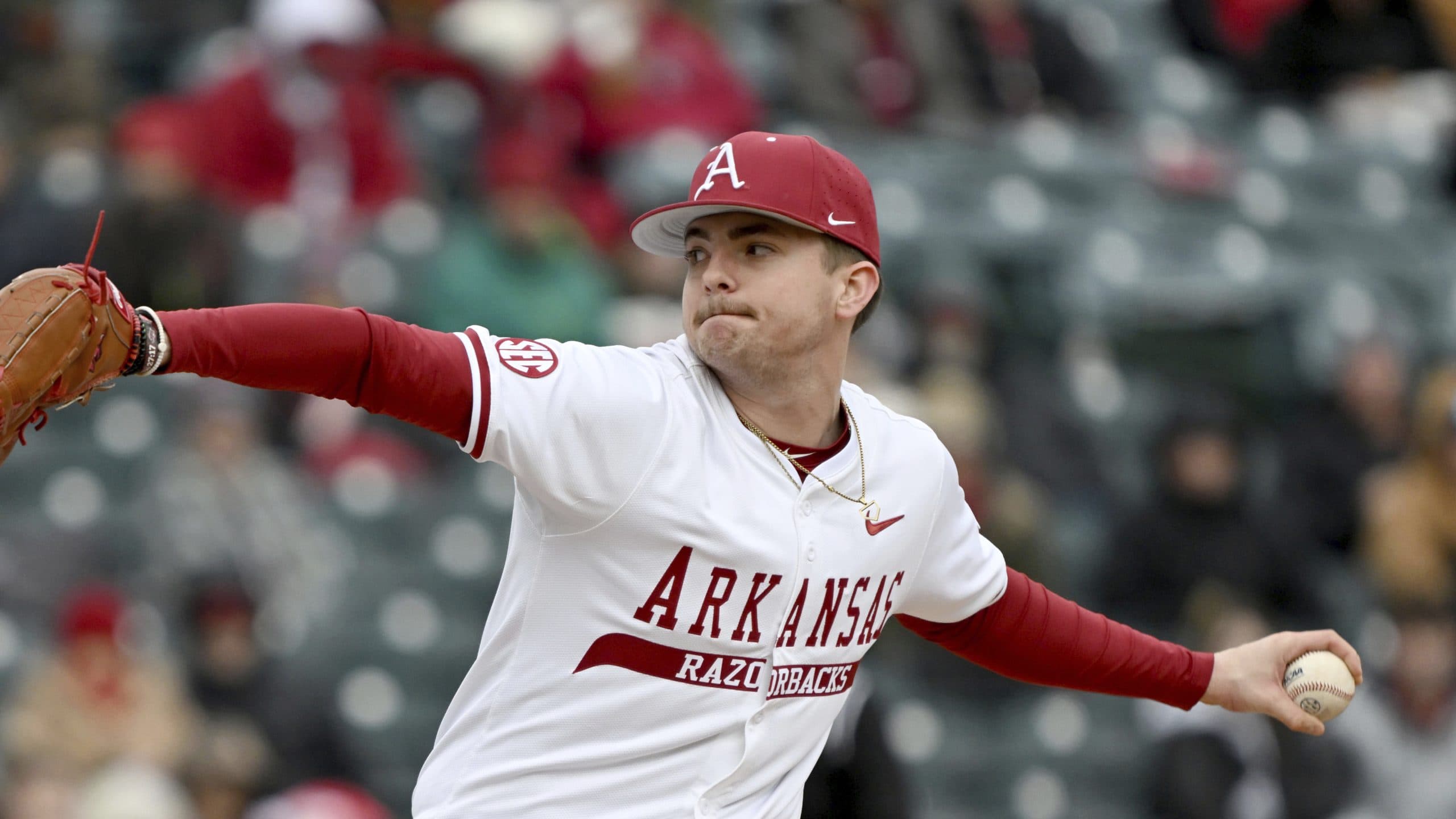 Parker Coil’s Immaculate Inning for the Arkansas Razorbacks