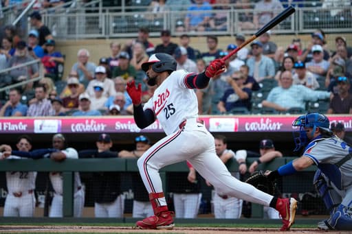 Twins place outfielder Byron Buxton on 10-day injured list with right hip impingement