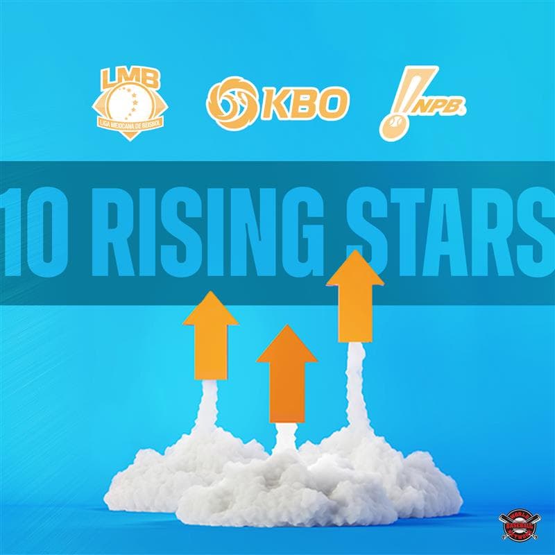 Rising Stars in KBO, NPB and LMB in 2025