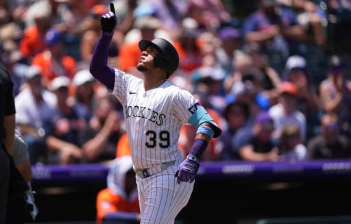Estrada hits 2-run homer, drives in 4 in Rockies’ 7-6 victory over Astros