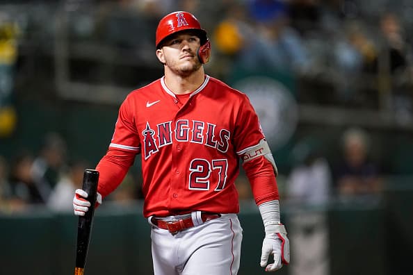 Mike Trout is going on the injured list again with a bone bruise in his left knee