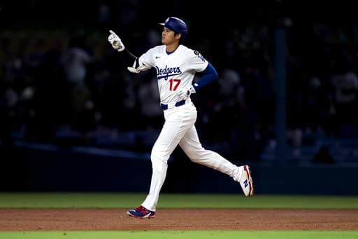 Shohei Ohtani homers in fifth consecutive game, tying a Los Angeles Dodgers franchise record