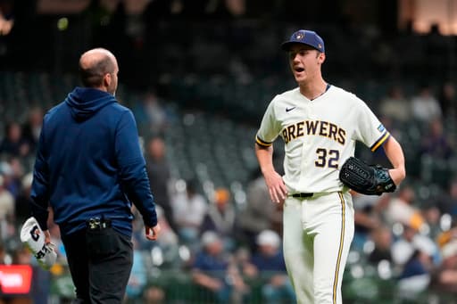 Brewers’ Jacob Misiorowski leaves with cramping again after another dominating performance