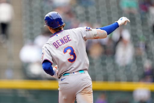 Benge and Vientos lead the Mets to a 4-2 victory over the skidding Rockies in early start