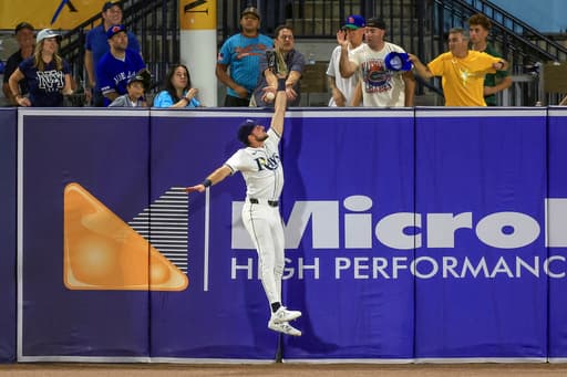 Blue Jays beat fading Rays 6-5 for 6th straight win, close in on AL East title