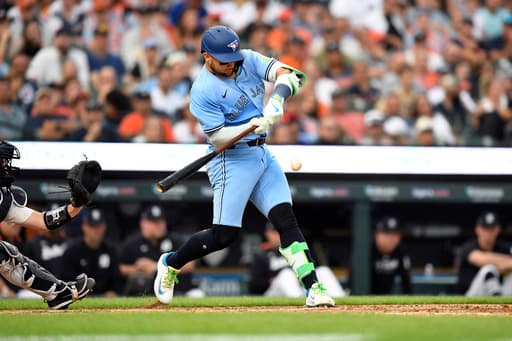 Bichette lifts surging Blue Jays to 6-1 win over slumping Tigers