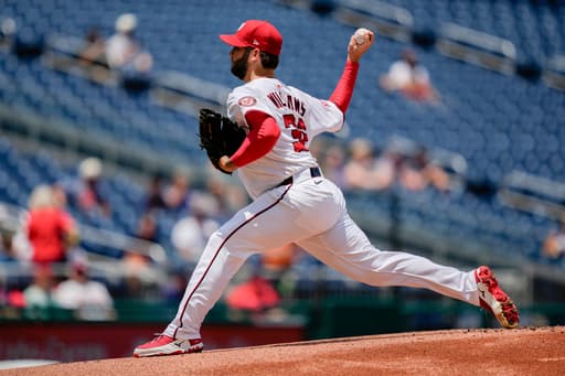 Nationals place pitcher Trevor Williams on the injured list with an elbow sprain