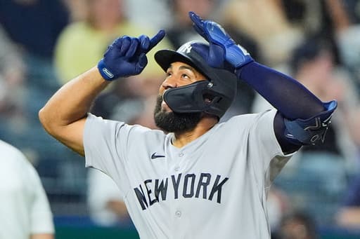 Yankees get 2 hits from every starter for the first time in franchise history in 15-1 rout of Royals