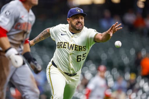 Brewers’ Nestor Cortes returns to form as Reds lose 1-0 for a 3rd consecutive game