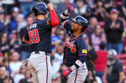 Acuña’s grand slam ignites a 6-run sixth as the Braves rout the Red Sox 10-2