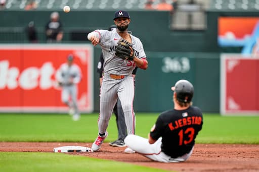 Twins rally to their 10th straight win, beat Baltimore 8-6 for a doubleheader sweep