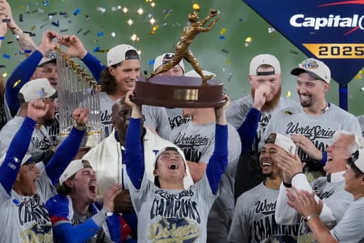 World Series champion Dodgers’ full share is $484,748, up from 2024 but below 2022 record