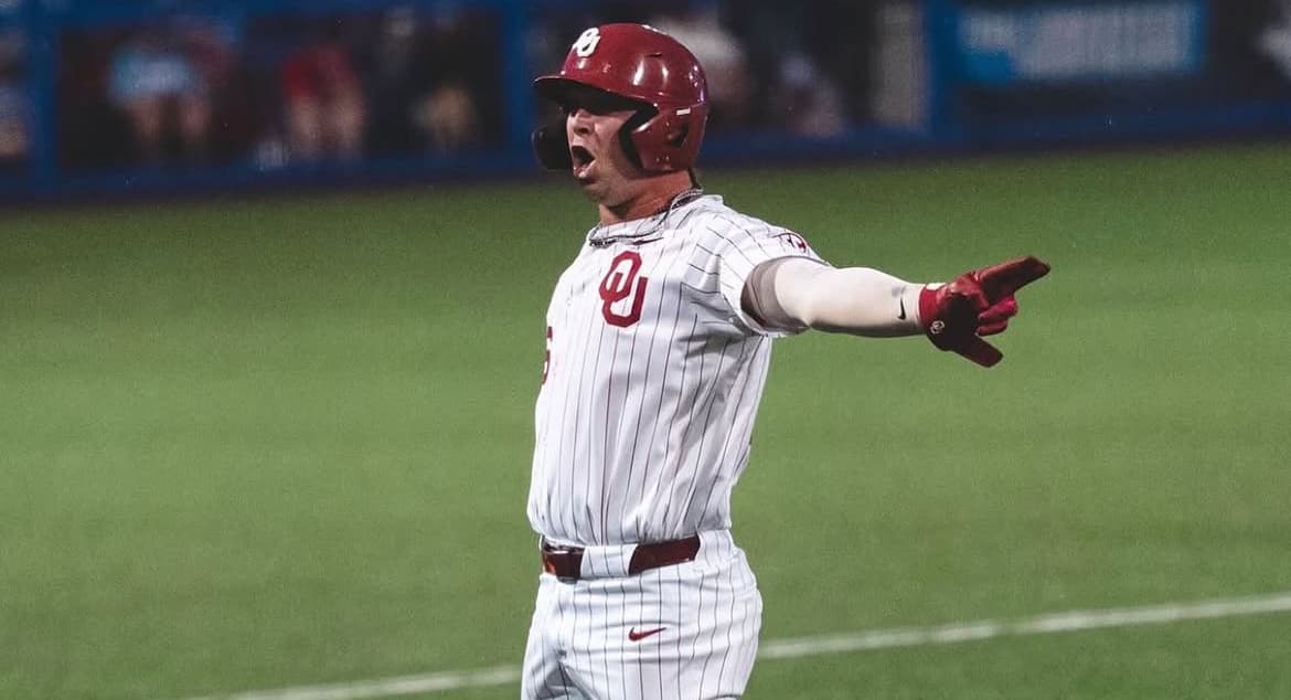 Oklahoma’s Dayton Tockey Hitting for Power Heading into the College World Series