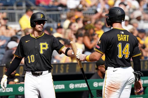 Triolo and Bart both homer to power the Pirates to an 11-0 victory over the Athletics