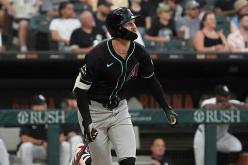 Pavin Smith has 2 HRs and 4 RBIs as Diamondbacks beat White Sox 10-0