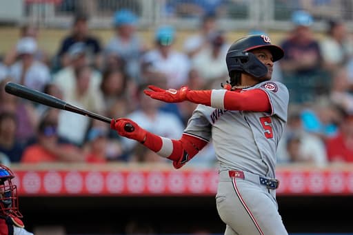 Abrams has 3-run double, Call has HR and 3 RBIs, Garcia also homers as Nationals beat Twins 9-3