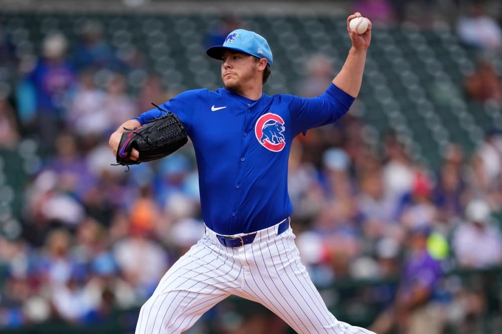 Cubs pitcher Justin Steele departs opening-day tuneup after he gets hit by a comebacker