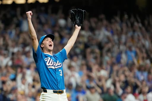 Brewers’ Misiorowski dominates Phillies with a 15-strikeout, one-hit complete-game gem