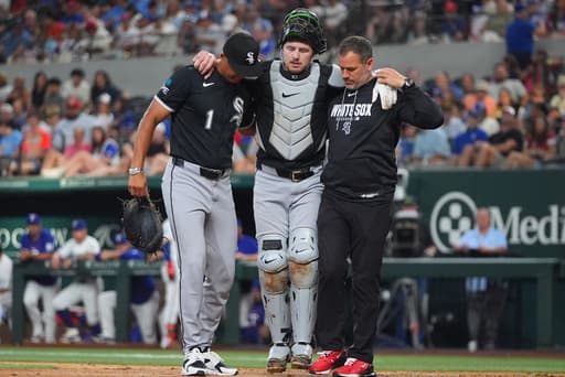 White Sox catcher Kyle Teel placed on injured list with high ankle sprain and could miss 6-12 weeks